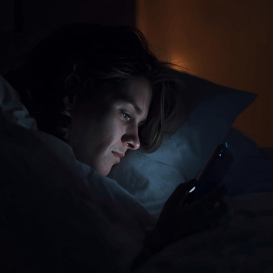 Scroll fino a tardi sul telefono